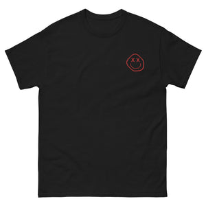 Open image in slideshow, Smiley Face Embroidered tee
