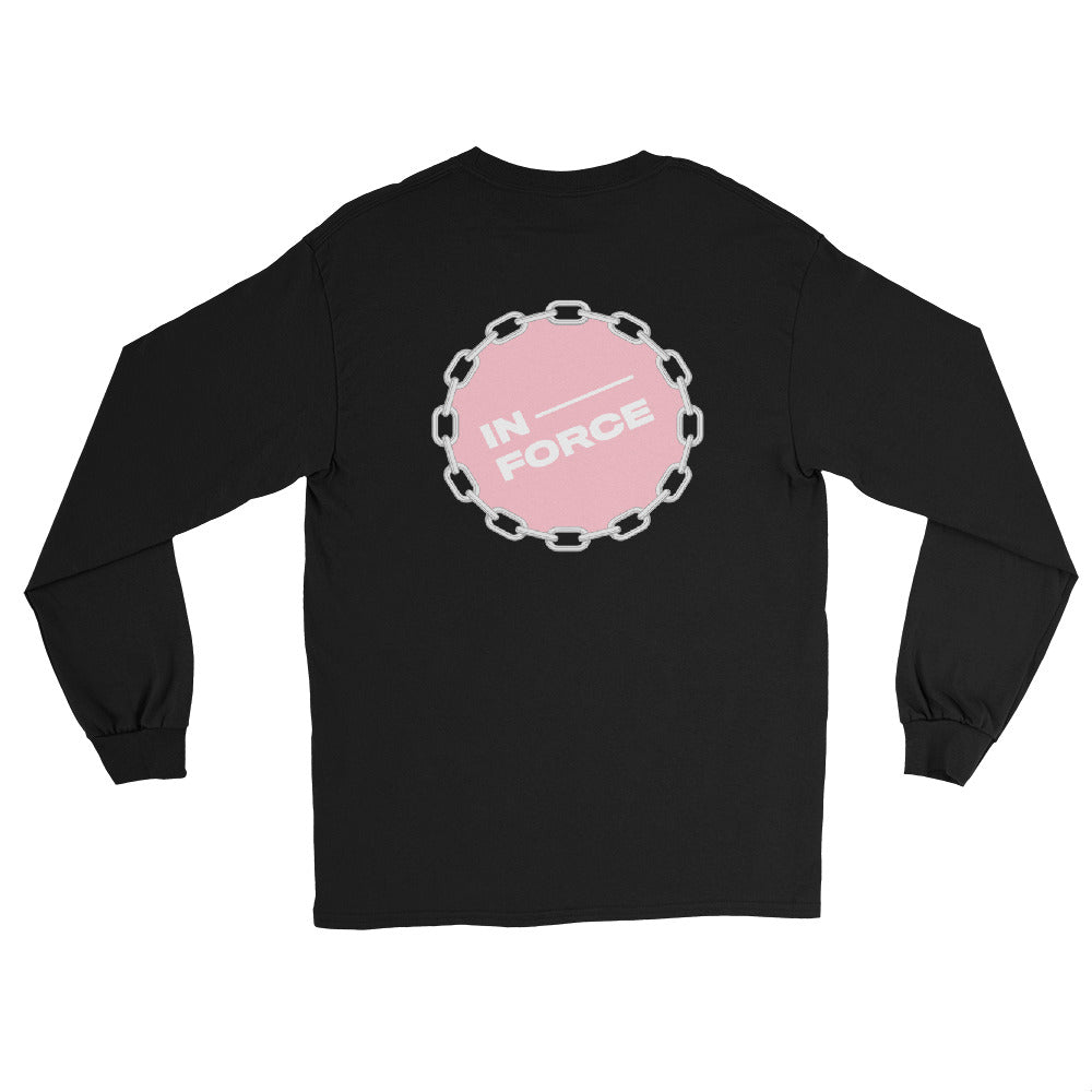Pink Amaryllis Long Sleeve Shirt - INFORCE Clothing 