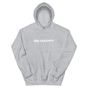 Open image in slideshow, Be happy (white) Hoodie
